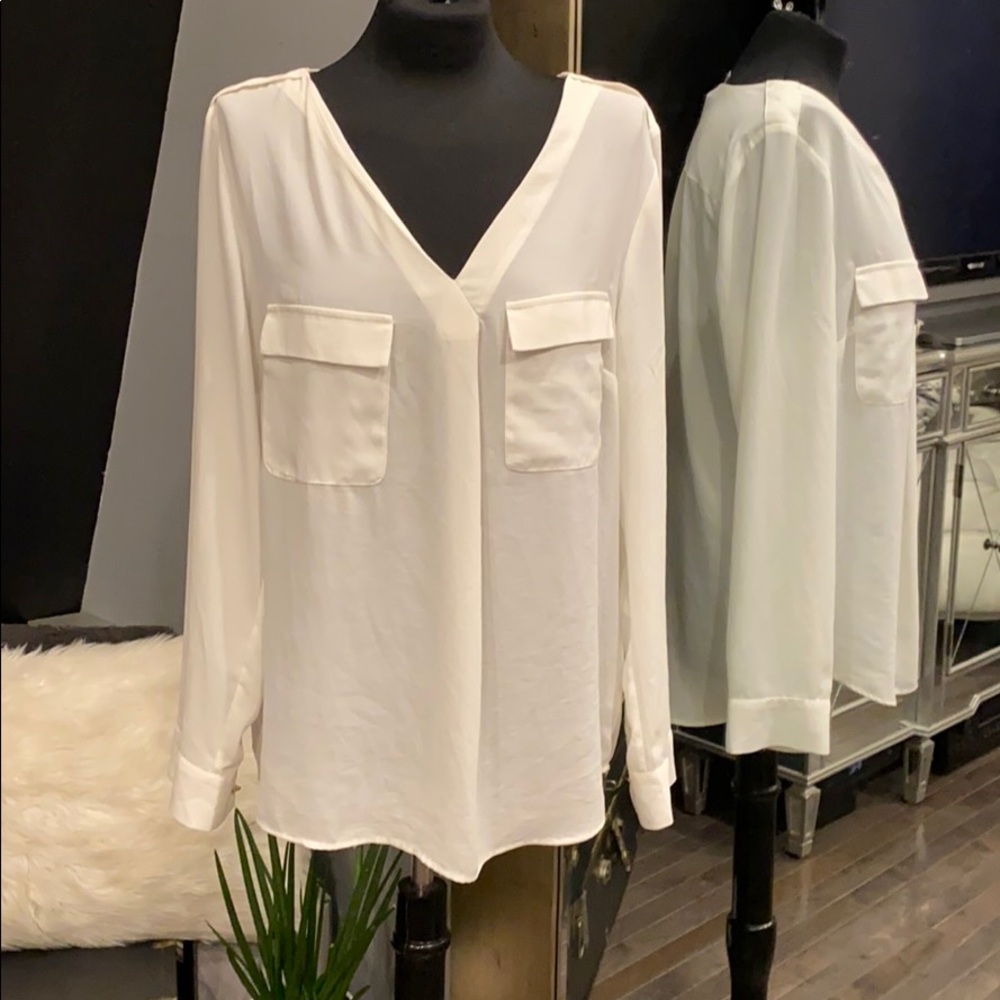 HM white blouse